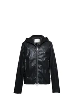 Jentlouis Leather Hooded Jacket Mサイズ - メルカリ