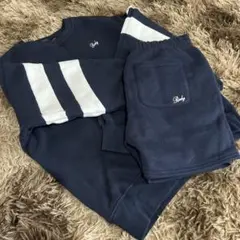 Rady ネイビー ストライプ 袖 セットアップ