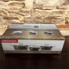 未使用品　サーキュロン　両手鍋 3ピースセット　SC8-3S CIRCULON 18_circulon-3-pcs-