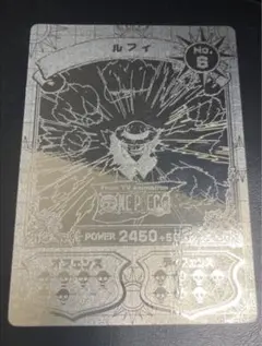 NO.5 ONE PIECE 大判カードダス　ルフィ　当時物 NO.5 ONE PIECE 大判カードダス ルフィ 当時物 - メルカリ