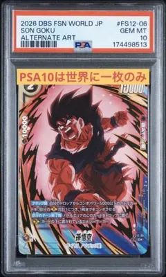 FB09-010】孫悟空 :BR R☆ アルティメットバトル PSA10 - メルカリ