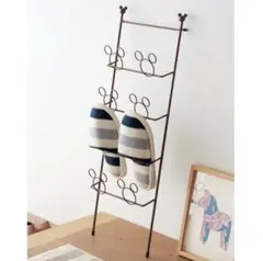 디즈니 슬리퍼 랙 미키 모티프