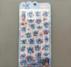 2 ディズニー スティッチ　３Ｄステッカー シール