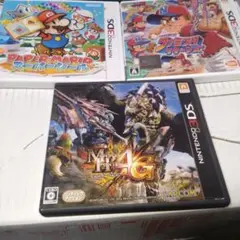 3DSソフト3本セット：モンスターハンター4G他