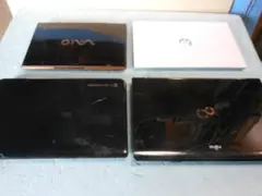 ◆　ジャンク　ノートPC 4台セット まとめ売り　部品取り用のサムネイル