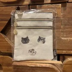 2026 カルディ 3段マルチポーチ (ネコの日バッグプレミアム)