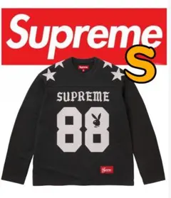 Supreme Playboy L/S Football Top black - メルカリ