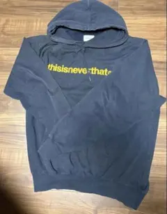 k*3様 美品thisisneverthat パーカー　ネイビー 中古・古着通販】thisisneverthat (ディスイズネバーザット) ロゴ刺繍