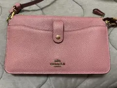 【coach】ポシェット ショルダーバッグ ピンク