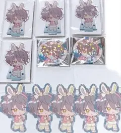 あんスタ 影片みか アニカフェ アクリルスタンド 缶バッジ キラキラステッカー あんスタ 影片みか アニカフェ アクリルスタンド 缶バッジ キラキラ