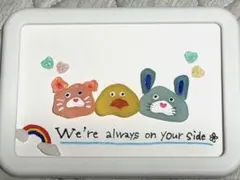 シーグラスアート 動物 ねこ ひよこ うさぎ