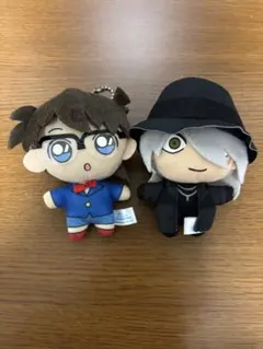 本日限定値下げ！　名探偵コナン　ぬいぐるみマスコット　江戸川コナン　ジン