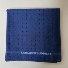 KATHARINE HAMNETT ネイビー ハンカチ