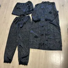 ブラックサテン✨️ルームウェア 3点セット
