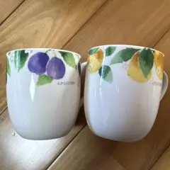 果物イラスト マグカップ 2個セット