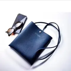 未使用　マッキントッシュ　サコッシュ　ショルダーバッグ　ネイビー