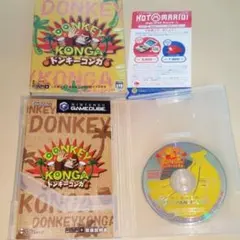 GAME CUBE DONKEY KONGA ドンキーコンガ 付属品等な