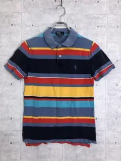 Polo by Ralph Lauren 古着 マルチボーダーポロシャツ