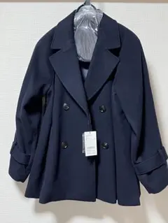 COHINA ウールビーバーミドル丈コート