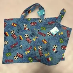 足球國旗★環保袋&鞋袋套裝