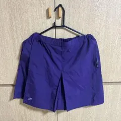 パープル Mサイズ ハーフパンツ スリット入り