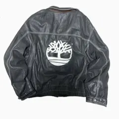 激レア '00s Timberland ツリーロゴ レザージャケット 2003年