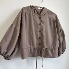 RETRO GIRL ブラウン ショート丈カーディガンのサムネイル