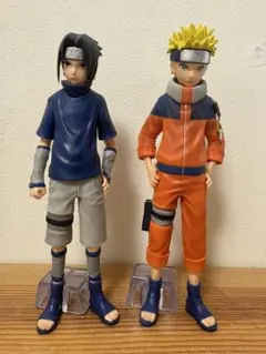 一番くじNARUTO 中忍試験編　ナルト・サスケフィギュア（箱無し）