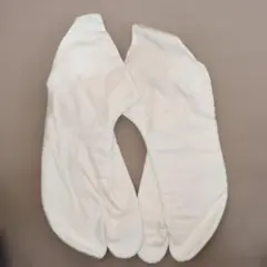 ホワイト 足袋 綿素材　メンズ