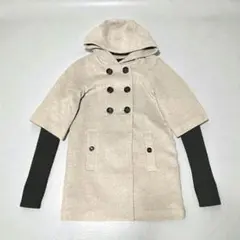 送料無料！ moussy レディース ウールコート モヘア混 レーヨン混 羊毛