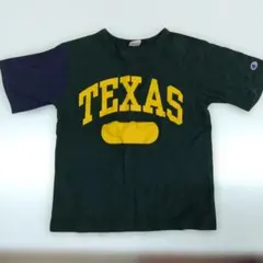 チャンピオンTEXAS半袖Tシャツ160グリーン緑イエロー黄色