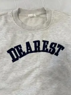 裏起毛スウェット Fサイズ グレー