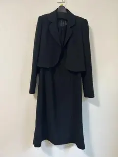 TISSE 喪服　ブラックフォーマル　ワンピース・ジャケットセット7号
