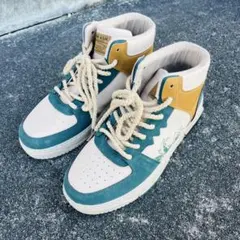 ハイカットスニーカー グリーン