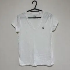 POLO RALPH LAUREN VネックTシャツ 160/84A ホワイト