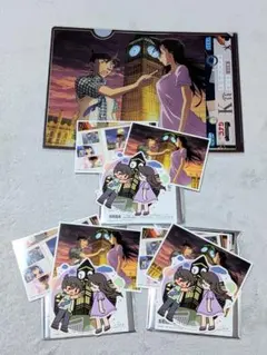 24時まで値下　コナン　セガラッキーくじ　クリアファイル　ブロマイド　ステッカー