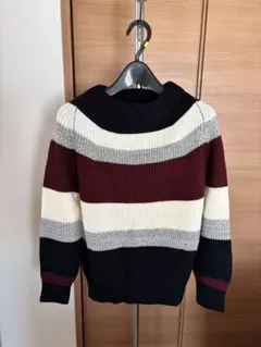 GLOBAL WORK ストライプマルチカラー セーター S