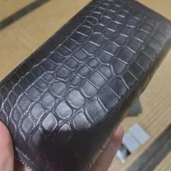 未使用】クロコダイル長財布 TK-RPN10LW5 BLACK - メルカリ