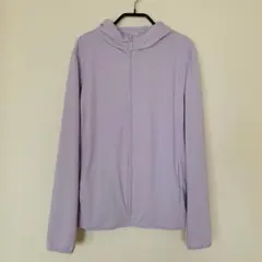 ユニクロ　エアリズムUVカットメッシュパーカ 160 パープル