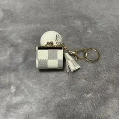 ミニバッグ チャーム チェック柄