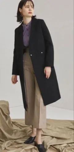 UNITED TOKYO ユナイテッド　トウキョウ　コート ロング　黒