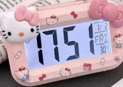 헬로키티 알람시계 핑크