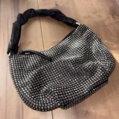 ZARAラインストーンミニバッグ