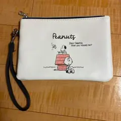 【お値下しました】スヌーピー フラットポーチ