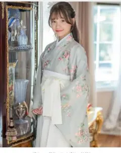 キャサリンコテージ　袴セット　チュールレース　着物ワンピース　花刺繍　150