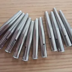 アルミ製　金属製　鉛筆キャップ　11個セットのサムネイル