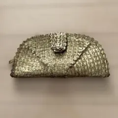 ゴールド クラッチバッグ