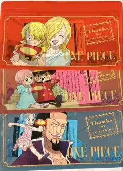 ONE PIECE ジッパーバッグ 3枚セット