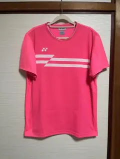 YONEX ピンク 半袖シャツ ユニフォーム Oサイズ ユニセックス ヨネックス