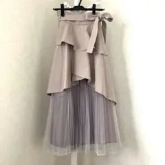 ロングスカート　プリーツ　sサイズのサムネイル